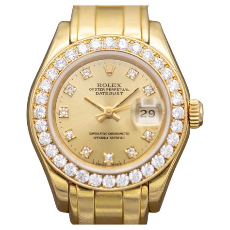 rolex diamanti pearlmaster|platinum rolex with diamonds price.